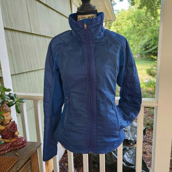 lululemon athletica Jackets & Blazers - Lululemon JacketBlue High Neck LightweightSm-6 Lined Windbreaker Yoga Running